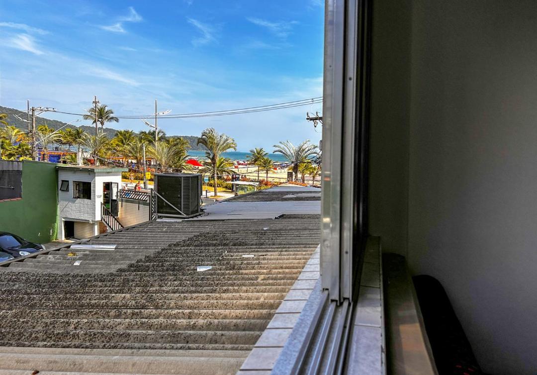 Otimo Loft Pe Na Areia Na Praia Da Guilhermina Sp Leilighet Praia Grande  Eksteriør bilde