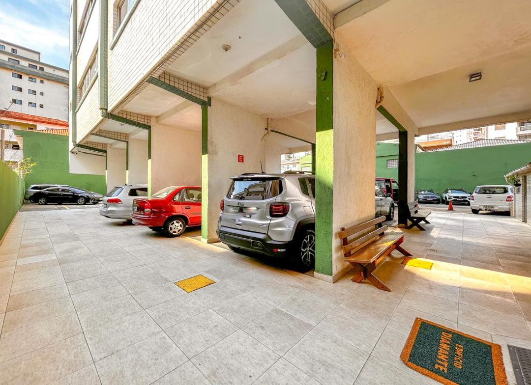 Otimo Loft Pe Na Areia Na Praia Da Guilhermina Sp Leilighet Praia Grande  Eksteriør bilde