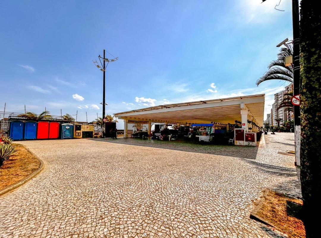 Otimo Loft Pe Na Areia Na Praia Da Guilhermina Sp Leilighet Praia Grande  Eksteriør bilde
